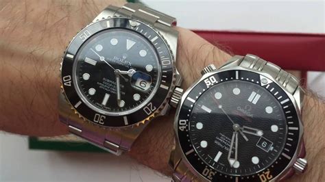 rolex submariner vs omega seamaster co axial|rolex omega seamaster 300m review.